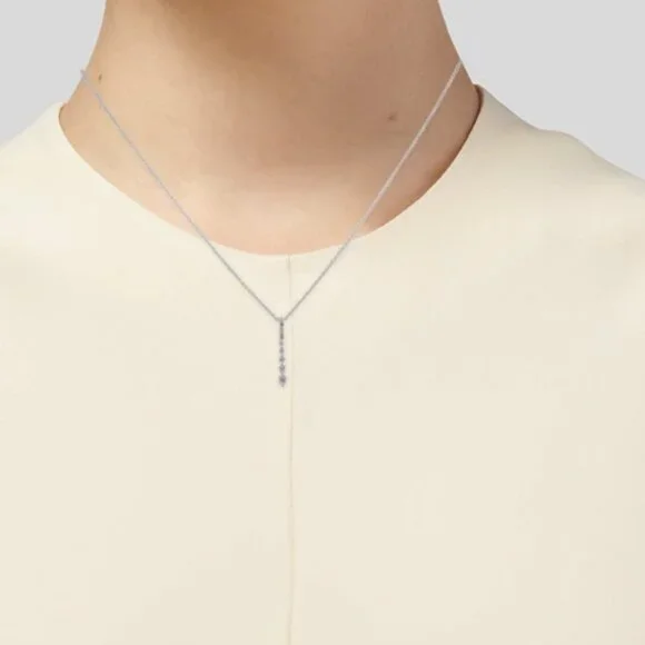 BONY LEVY 18K WHITE GOLD DIAMOND DROP PENDANT NECKLACE FROM NORDSTROM